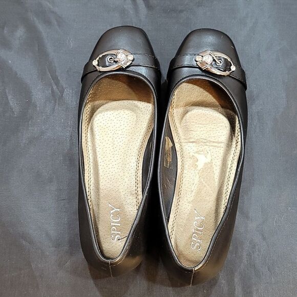 SPICE ROUND TOE SLIP-ON WOMEN"S FLAT SHOE - Picture 7 of 14